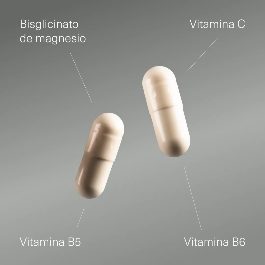 Bisglicinato de Magnesio con Vitamina B5, B6 y C