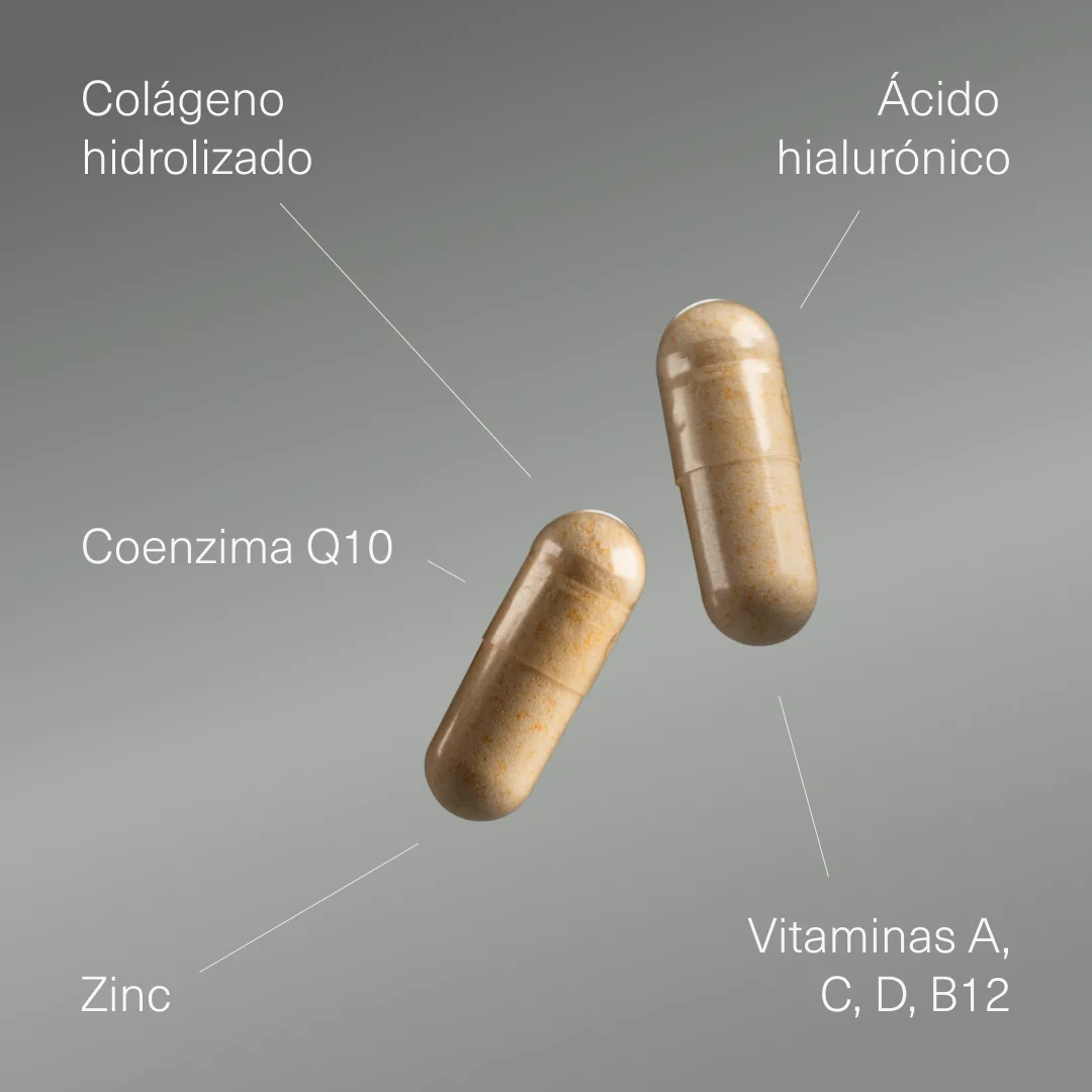 Colágeno Hidrolizado con Ácido Hialurónico, Coenzima Q10, Zinc y Vitaminas