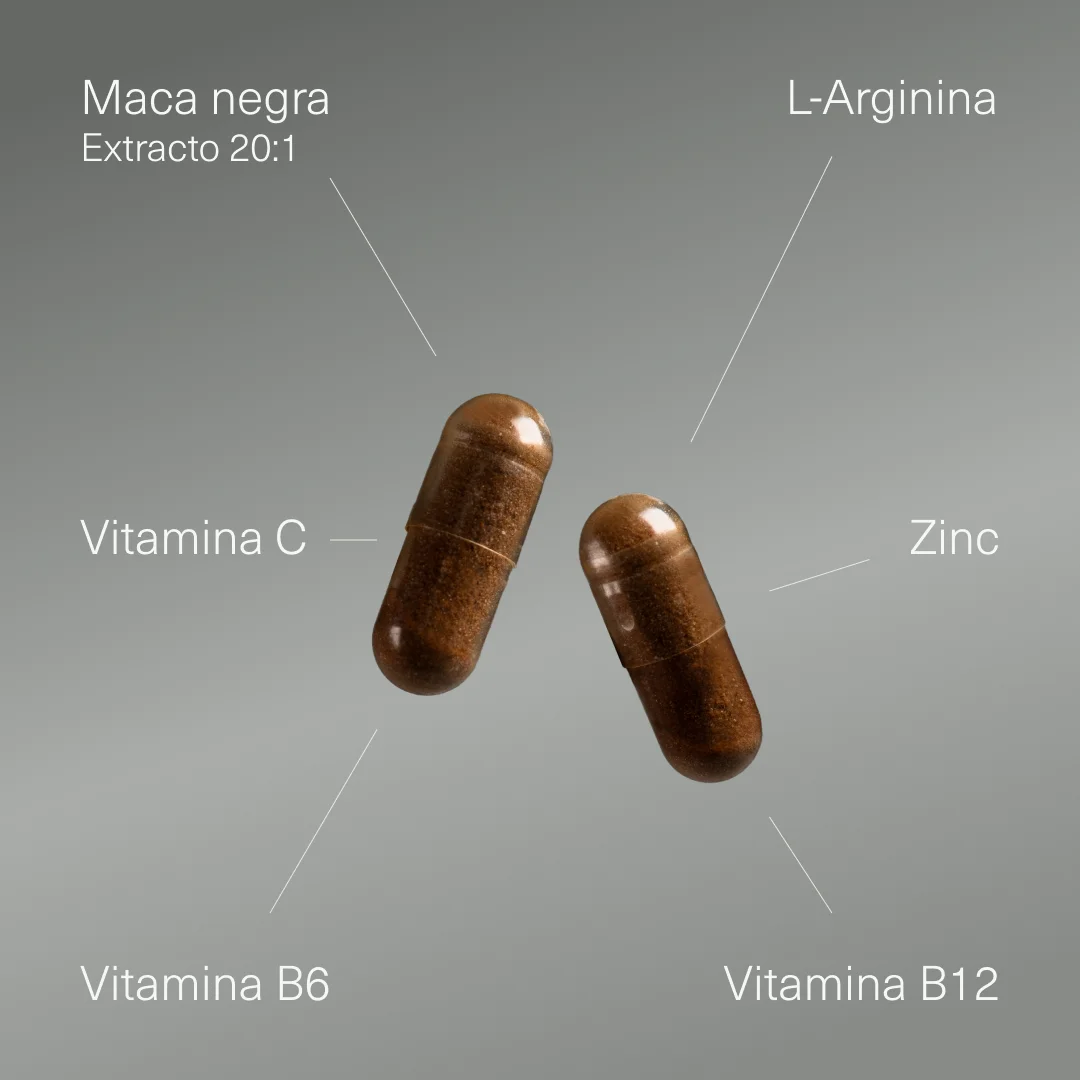 Maca negra con L-Arginina, Zinc y Vitaminas