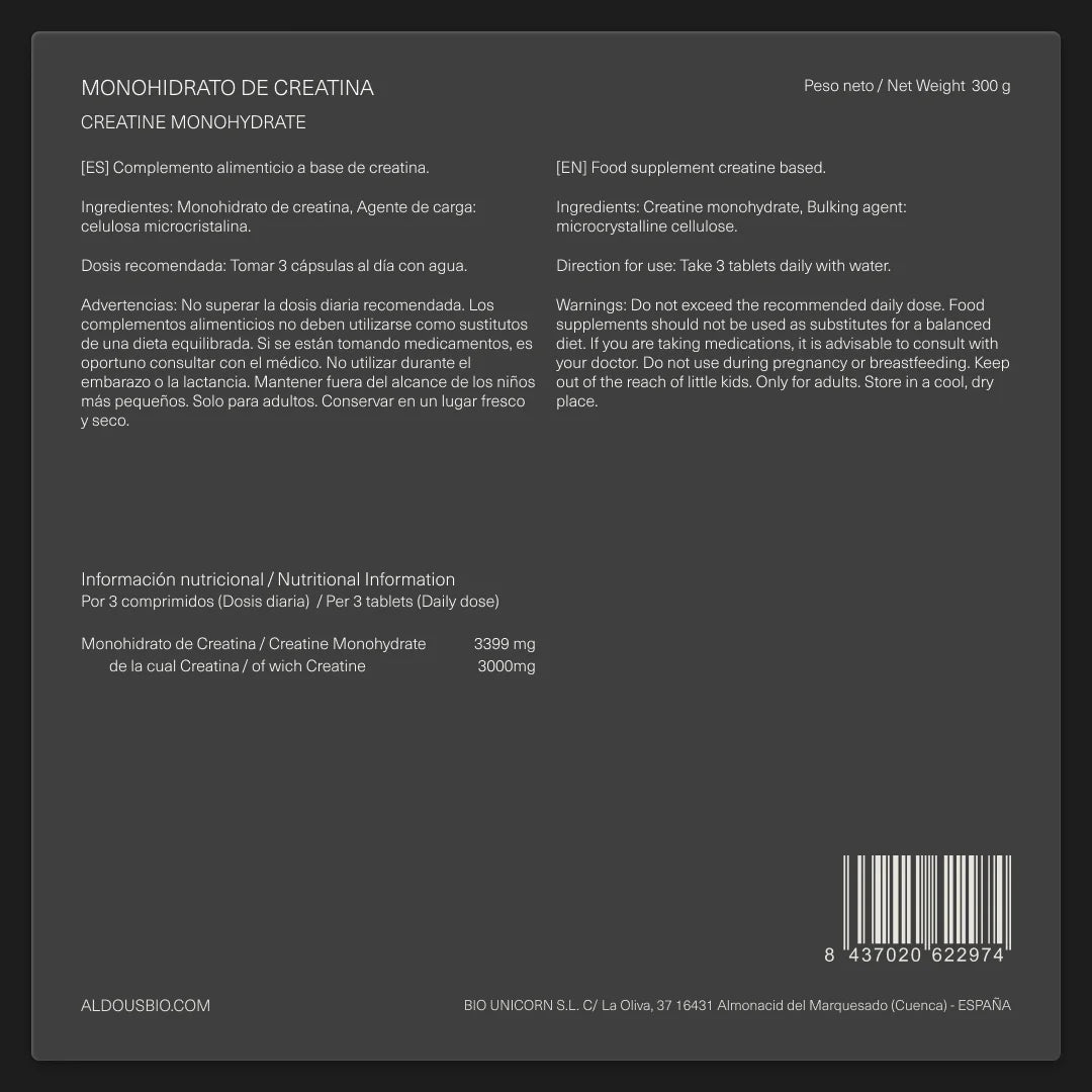 Creatina Monohidratada