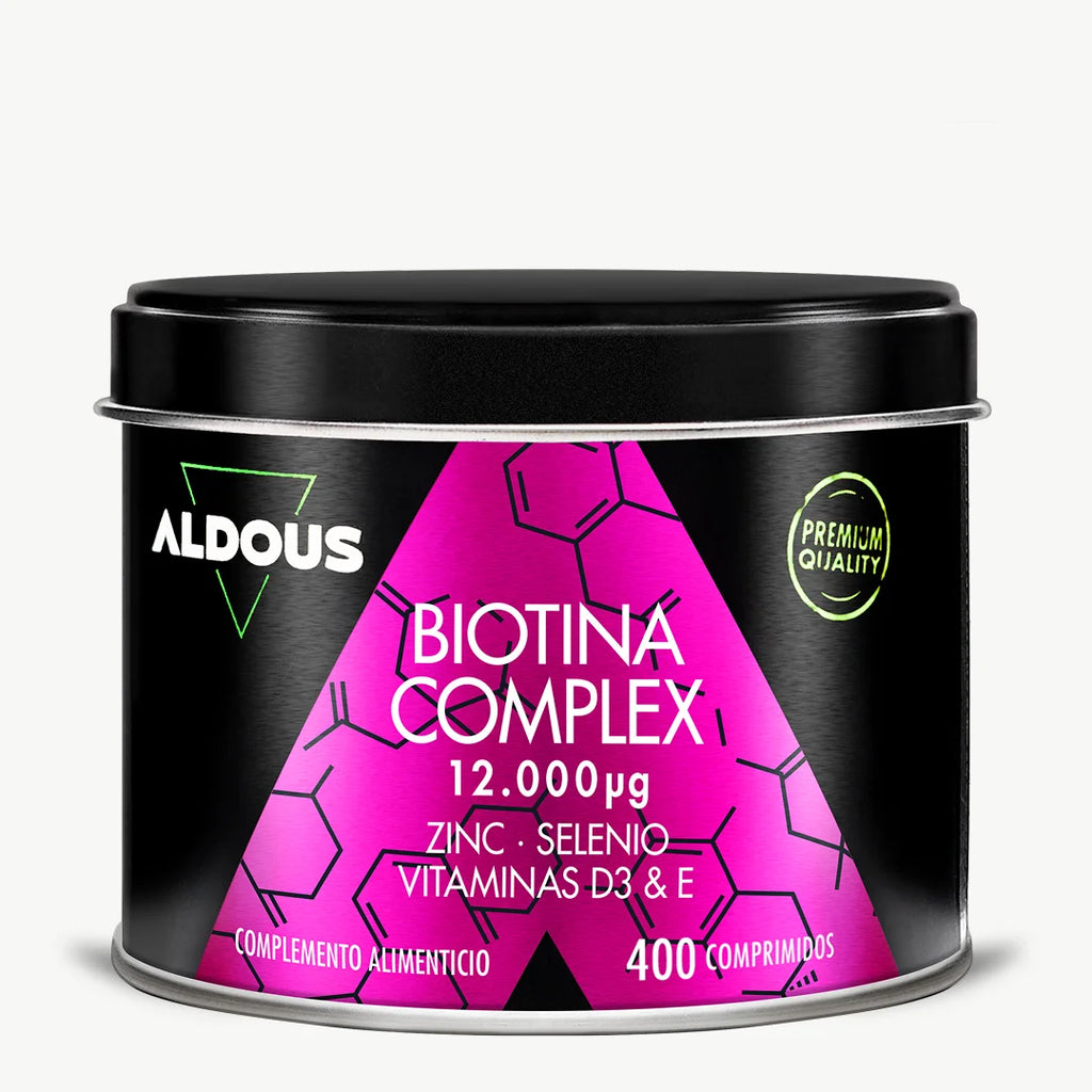 Biotina con Zinc, Selenio, Vitamina D3 y Vitamina E