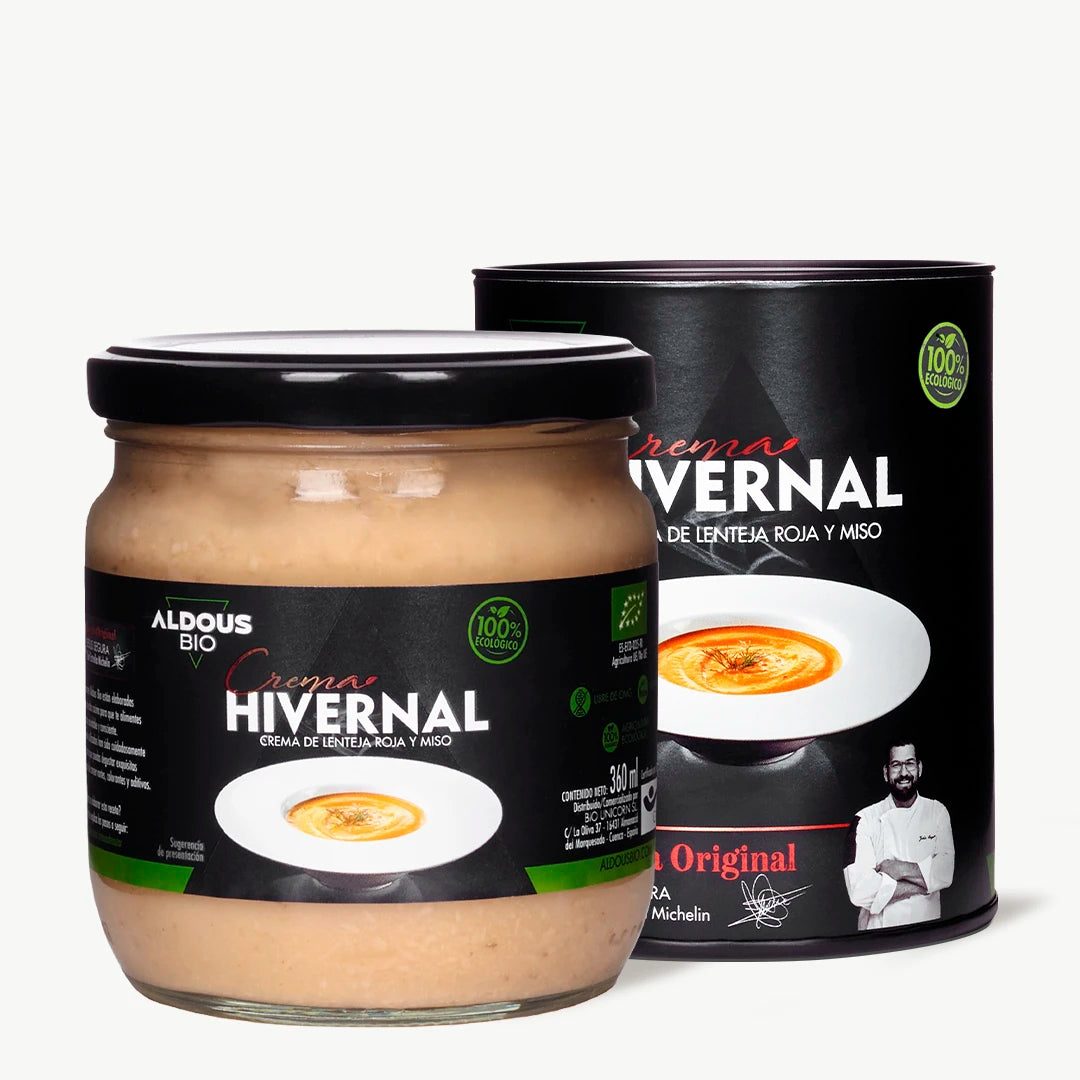 Hivernal: Crema Gourmet de Lenteja Roja y Miso (360 ml)