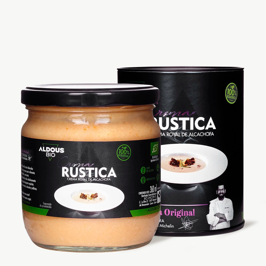 Rústica: Crema Gourmet Royal de Alcachofa (360 ml)