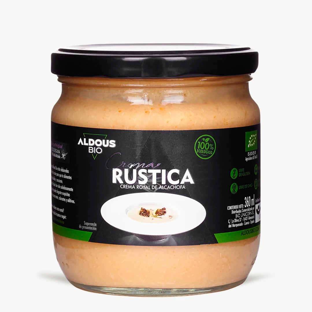 Rústica: Crema Gourmet Royal de Alcachofa (360 ml)