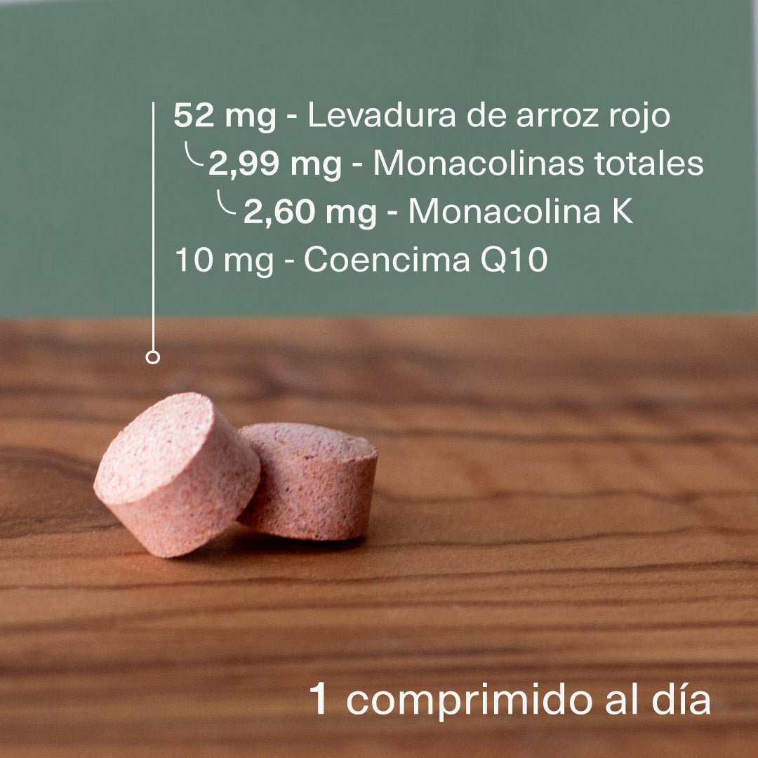 Levadura de Arroz Rojo con Coenzima Q10