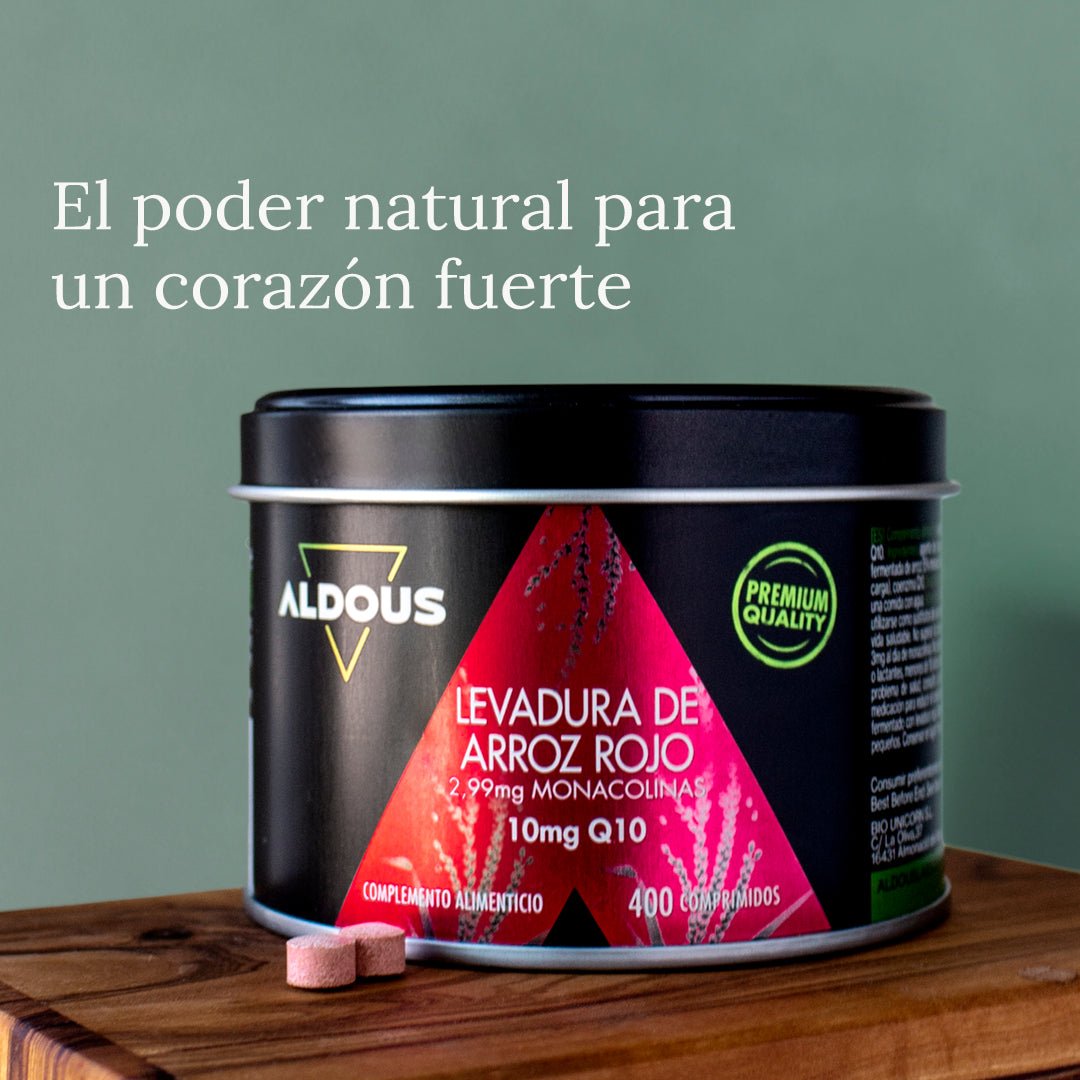 Levadura de Arroz Rojo con Coenzima Q10