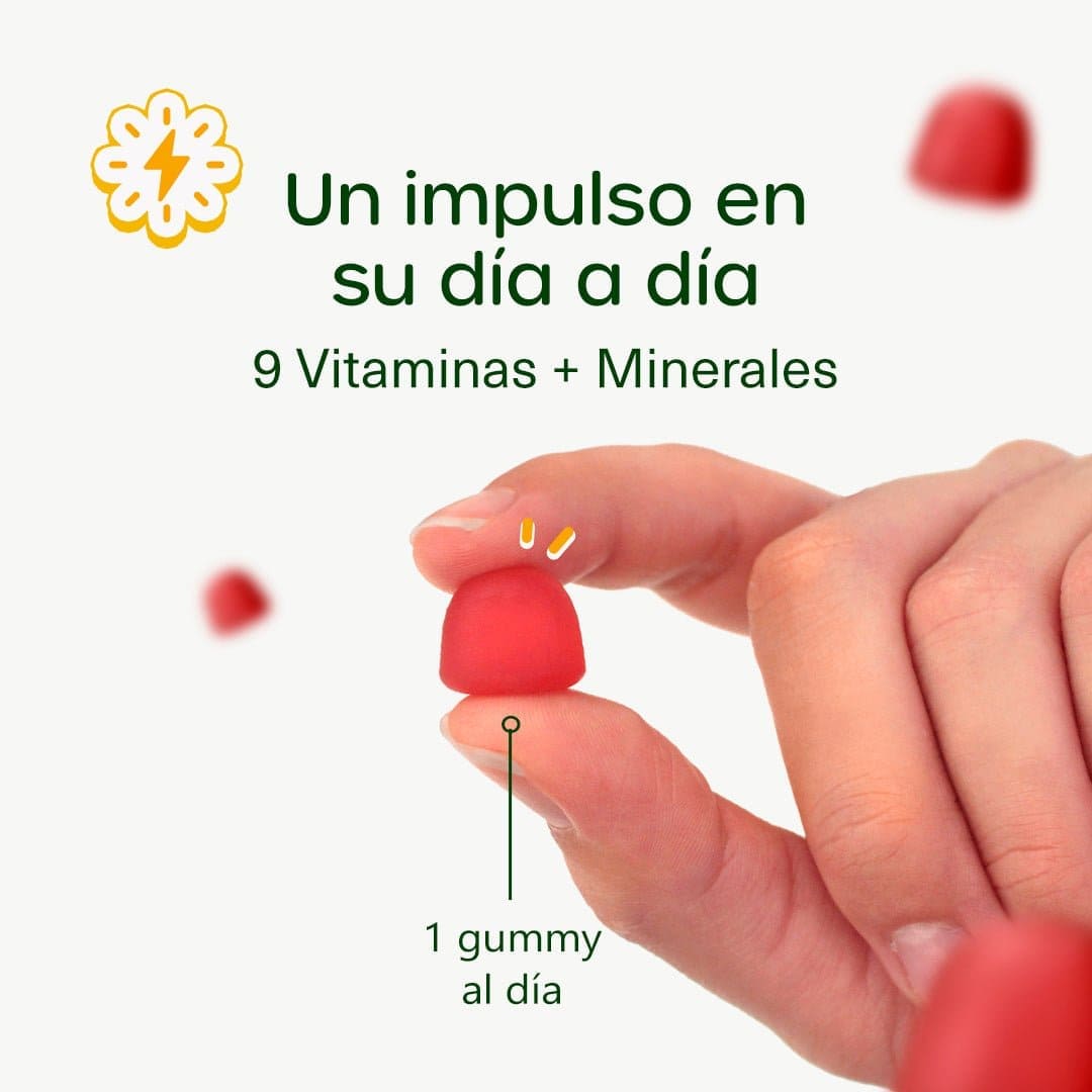 Multivitaminas para niños en gominolas