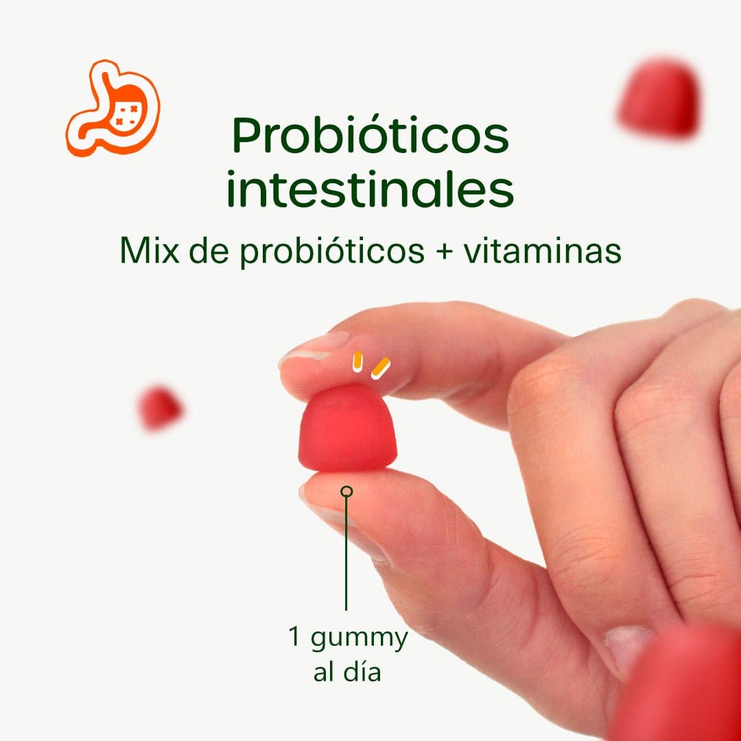 Probióticos con Vitaminas para niños en gominolas