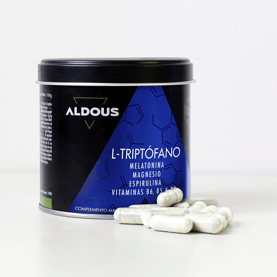 Triptófano con Melatonina, Magnesio, Espirulina y Vitaminas